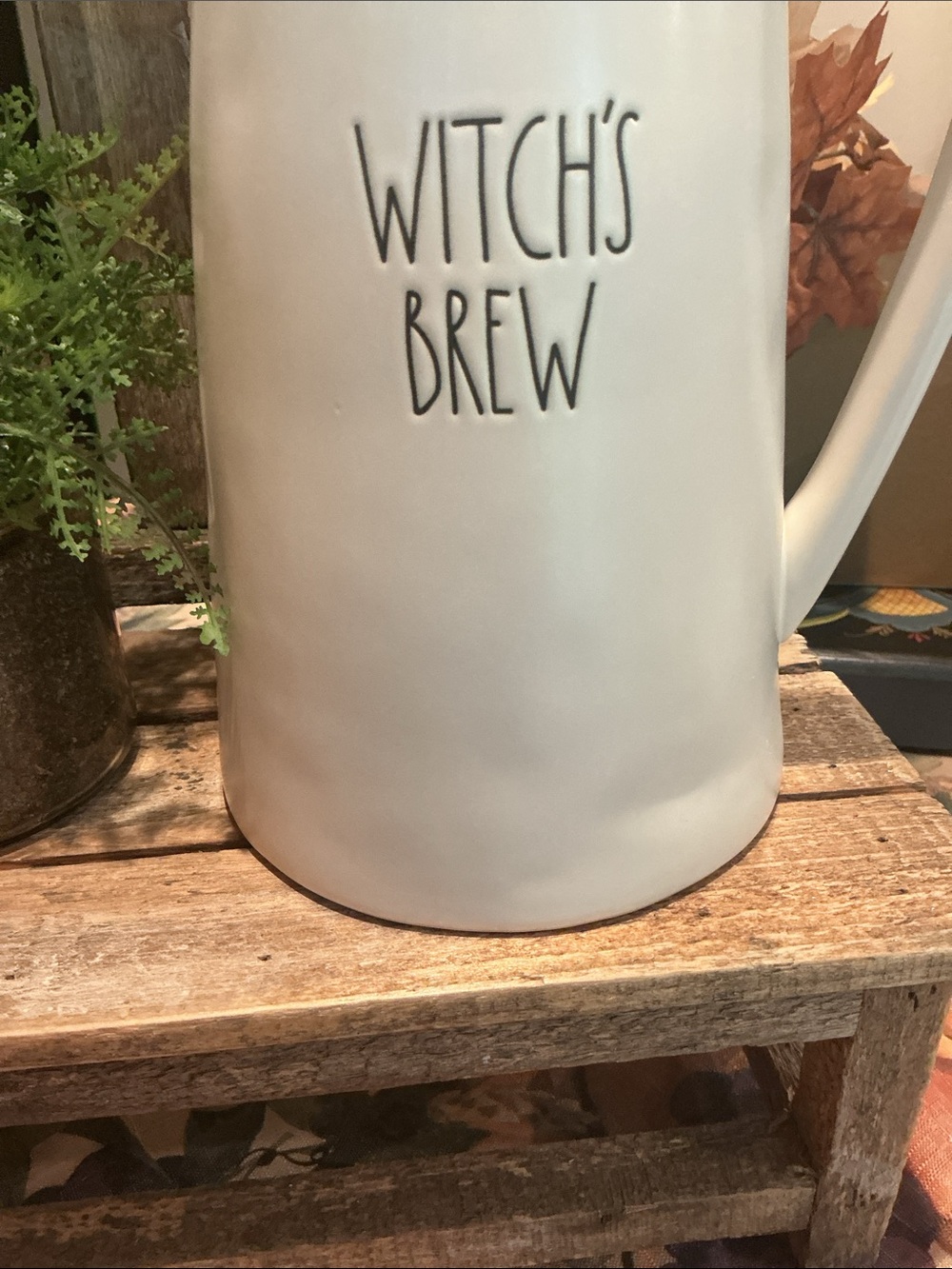 EUC - Rae Dunn WITCH’S BREW Halloween Pitcher - No Bundling - Picture 4 of 6